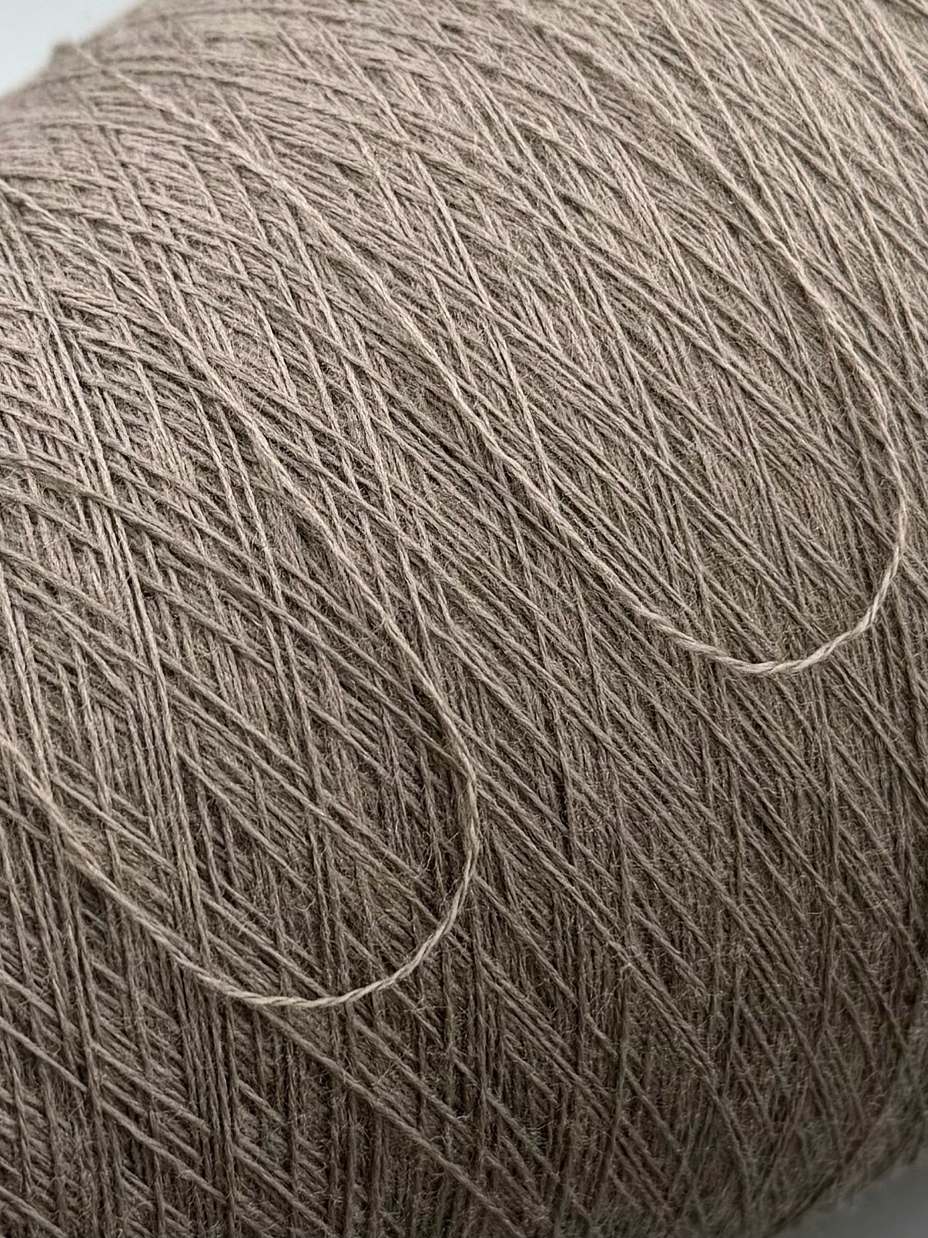 Zegna Baruffa Cashwool 2/30 – Extrafeines Merinogarn Taupegrau 000012